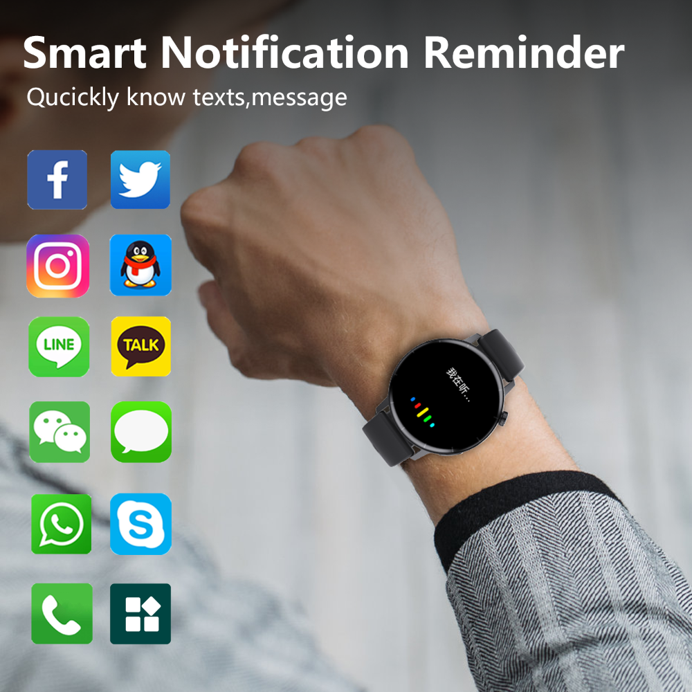 ECG health smart watch with 1.41-inch high-definition screen and rugged outdoor wristband — view 4
