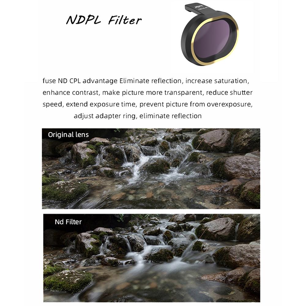 NNEIDS ND8 PL mini drone lens filter for Fimi X8 showing multi-coated optical glass construction — view 5