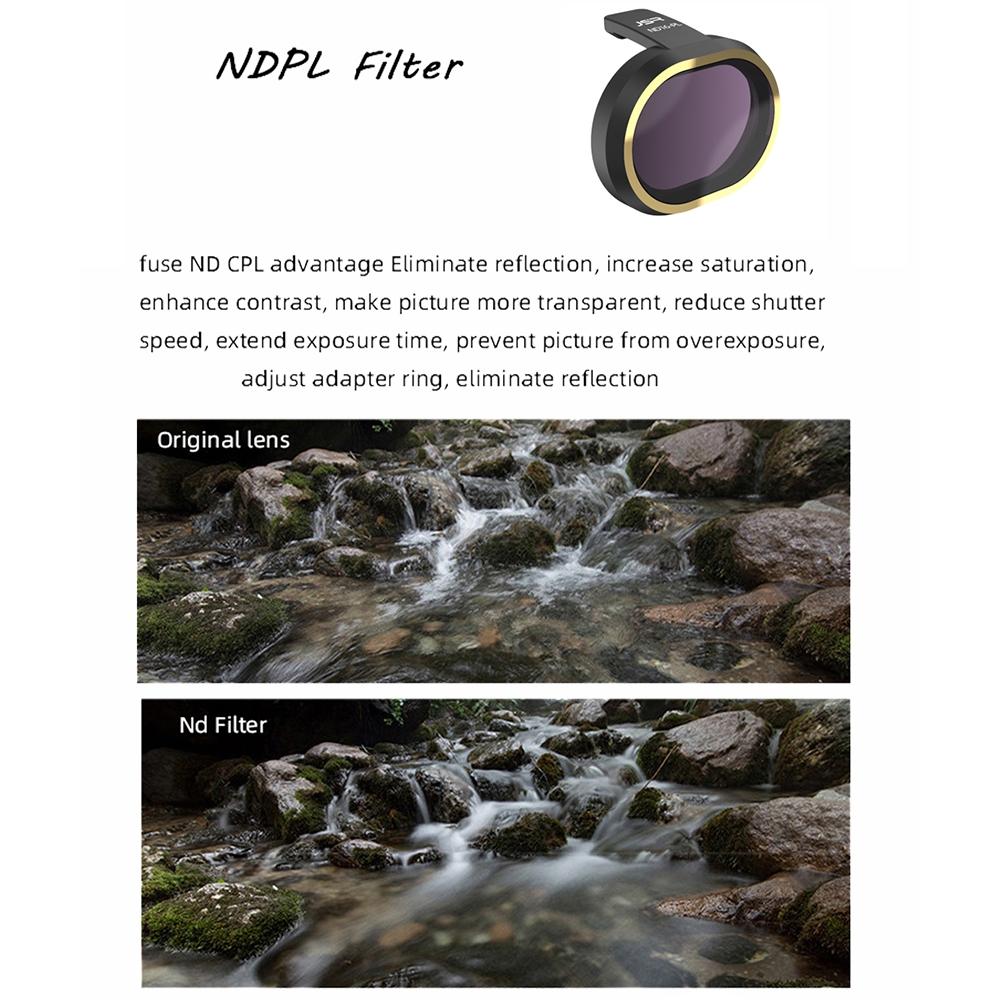 ND64-PL drone lens filter, multi-coated dark glass attachment for aerial photography camera protection — view 5