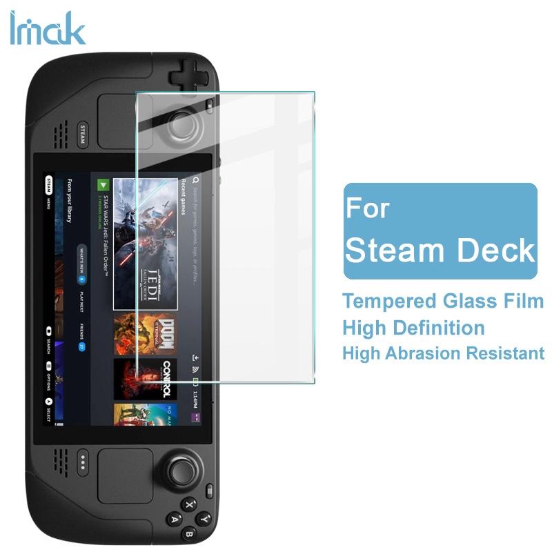 Ultra-thin tempered glass screen protector for Steam Deck featuring clear high-definition visual protection — view 2
