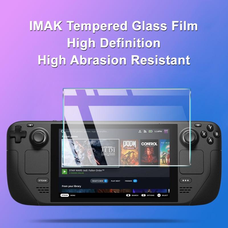 Ultra-thin tempered glass screen protector for Steam Deck featuring clear high-definition visual protection — view 3