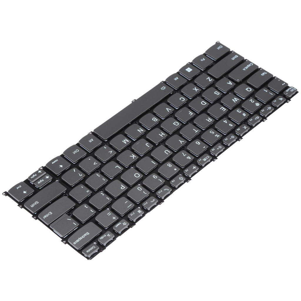 NNEIDS backlit replacement keyboard for Lenovo Xiaoxin Air 14 2020 US layout in black. — view 2