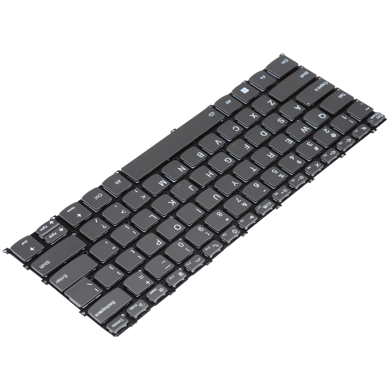 NNEIDS backlit replacement keyboard for Lenovo Xiaoxin Air 14 2020 US layout in black. — view 2