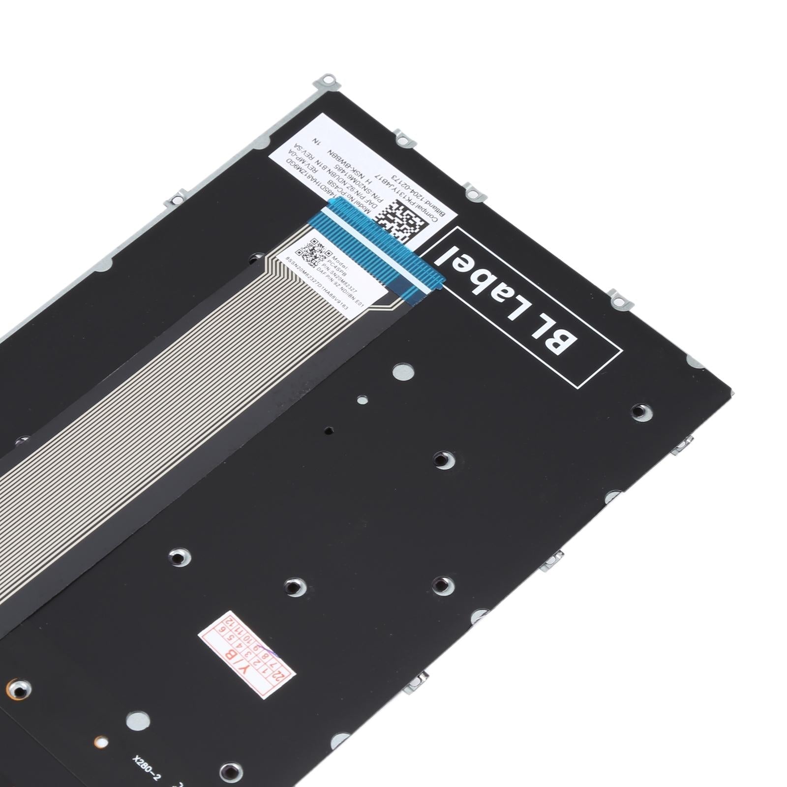 NNEIDS backlit replacement keyboard for Lenovo Xiaoxin Air 14 2020 US layout in black. — view 4