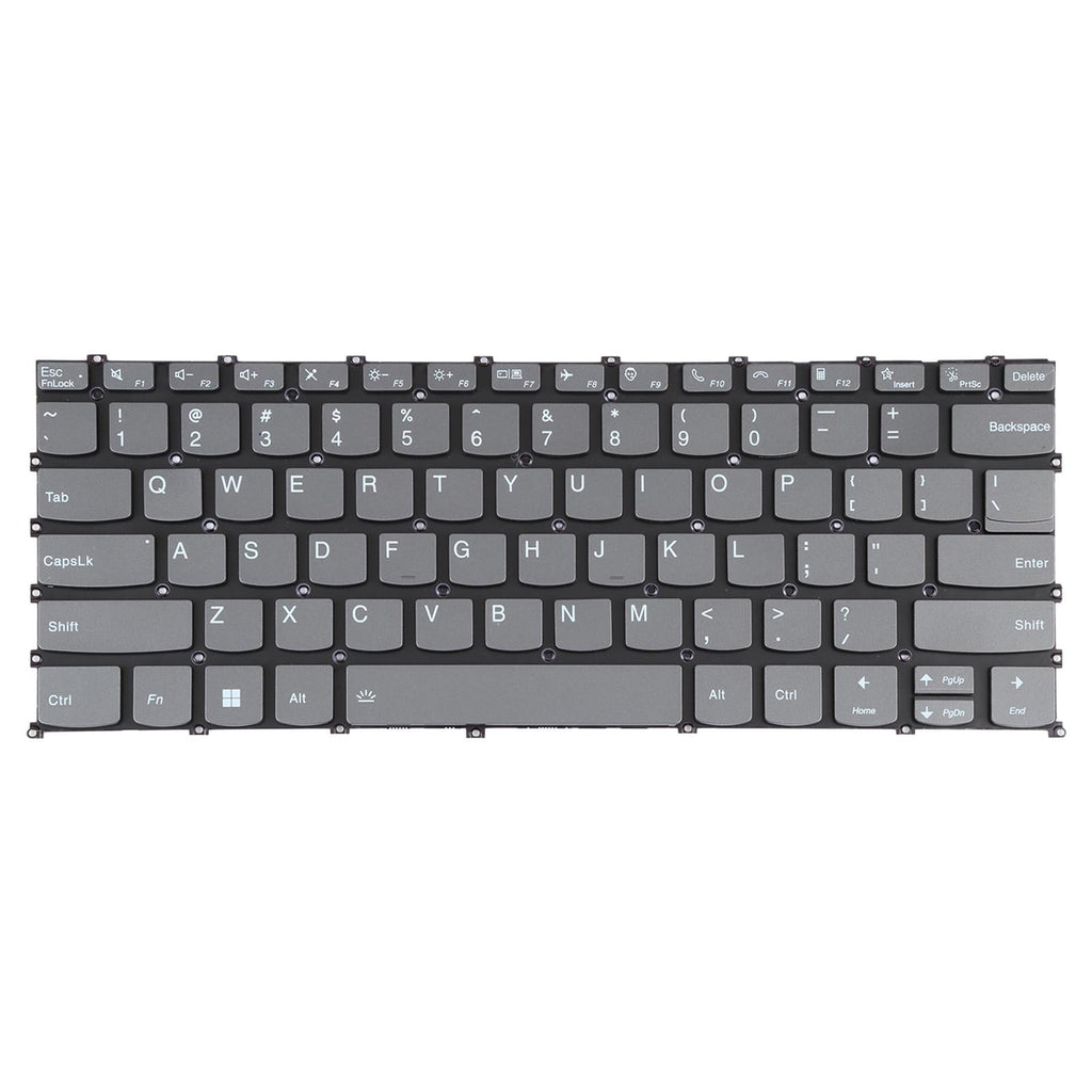 NNEIDS backlit replacement keyboard for Lenovo Xiaoxin Air 14 2020 US layout in black. — view 5