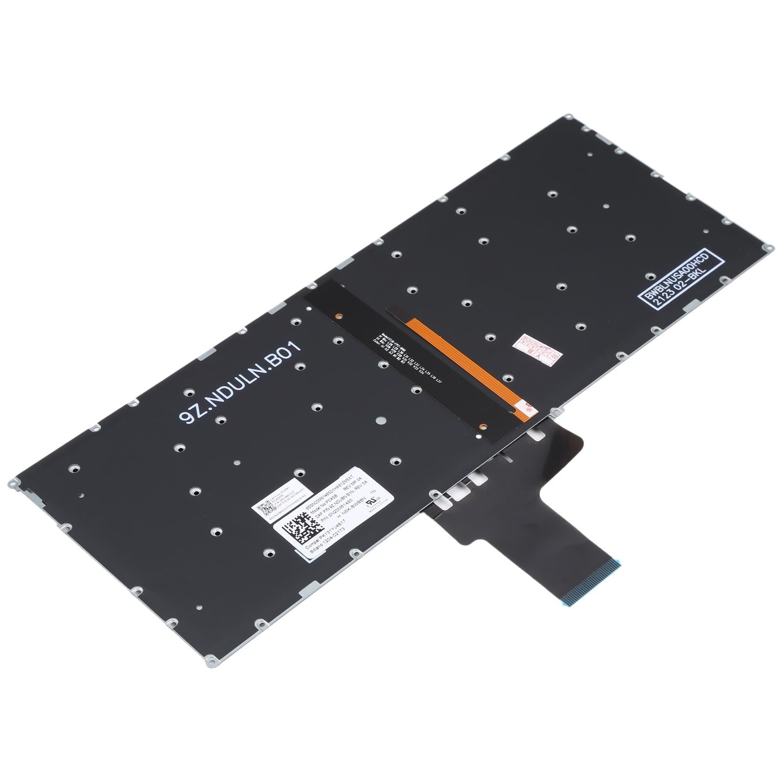 Backlit replacement US keyboard for Lenovo Ideapad 320S-13 laptop in sleek black finish — view 3