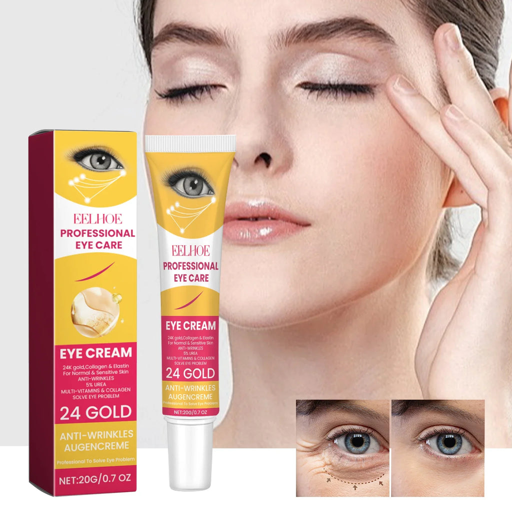 EELHOE anti wrinkle eye cream in a 20g jar for dark circles and puffiness treatment