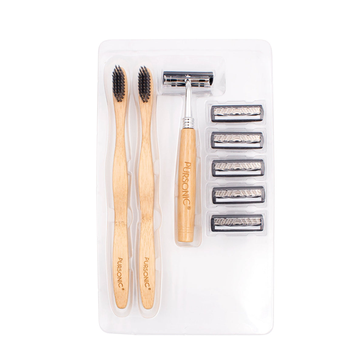 Eco Friendly Razor & Toothbrushes Combo Pack-1