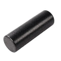 Black EPP foam roller for yoga and pilates muscle recovery massage on a clean background
