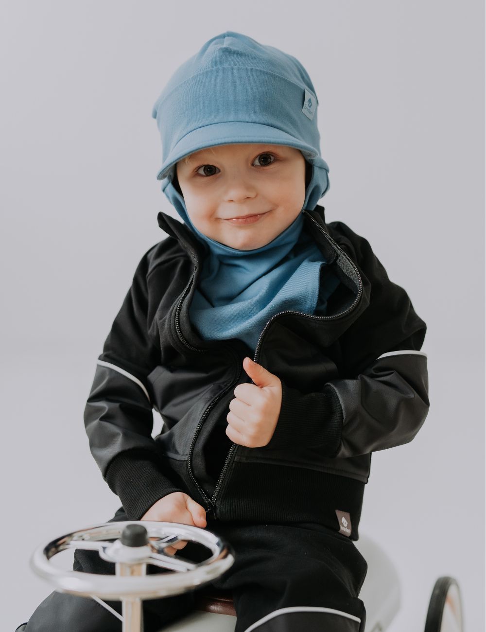 Sweat jacket with waterproof details ESPEN-6