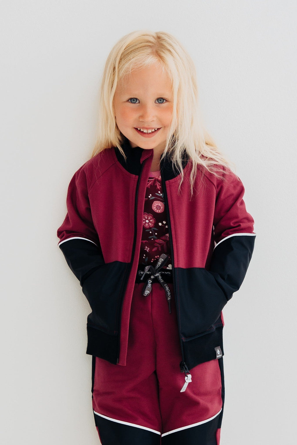 Sweat jacket with waterproof details ESPEN-5