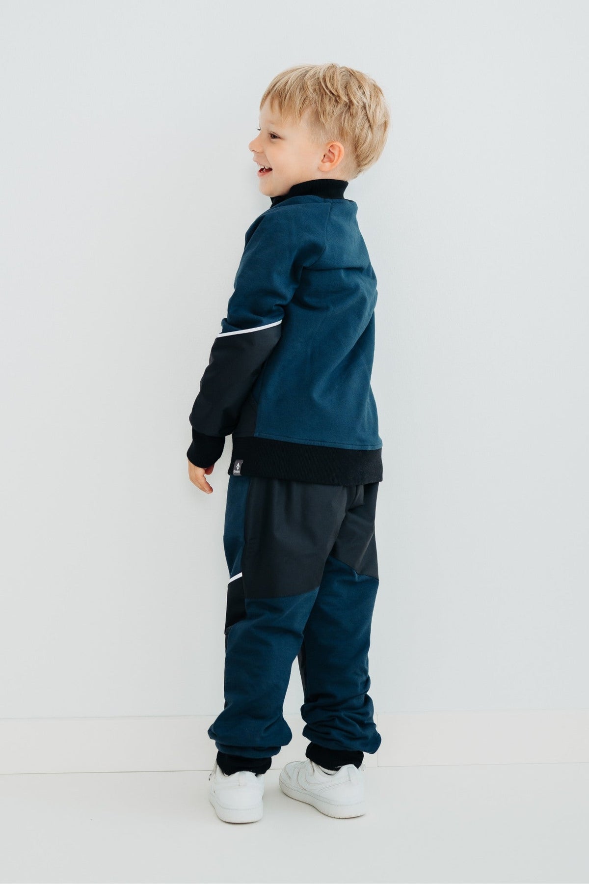 Sweat jacket with waterproof details ESPEN-1