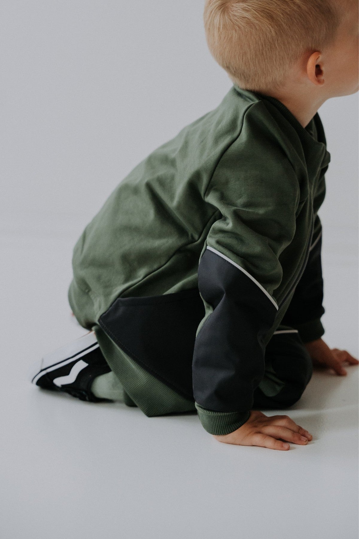 Sweat jacket with waterproof details ESPEN-7