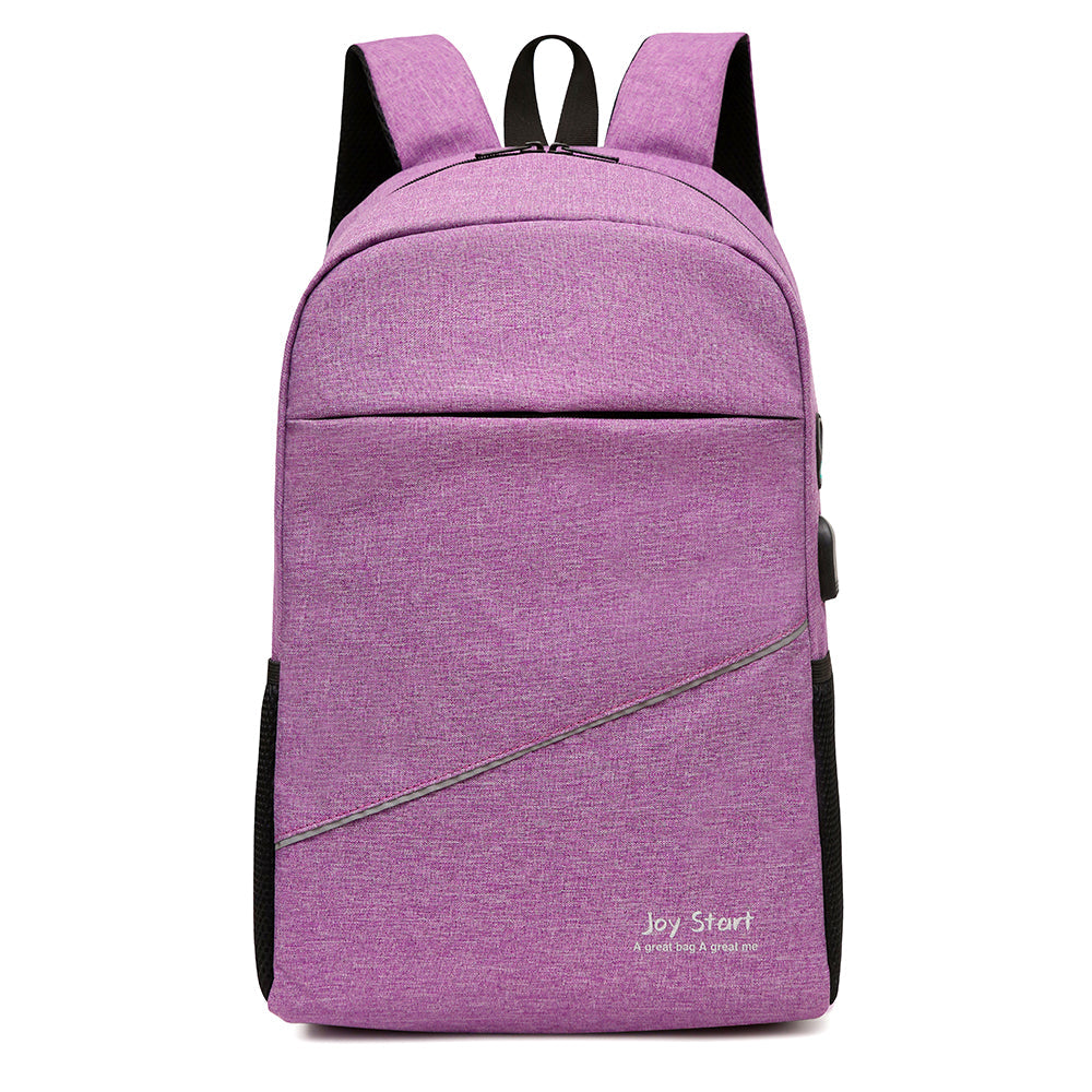Waterproof nylon 14-inch laptop backpack with multiple pockets and ergonomic straps for casual daily commuting — view 3