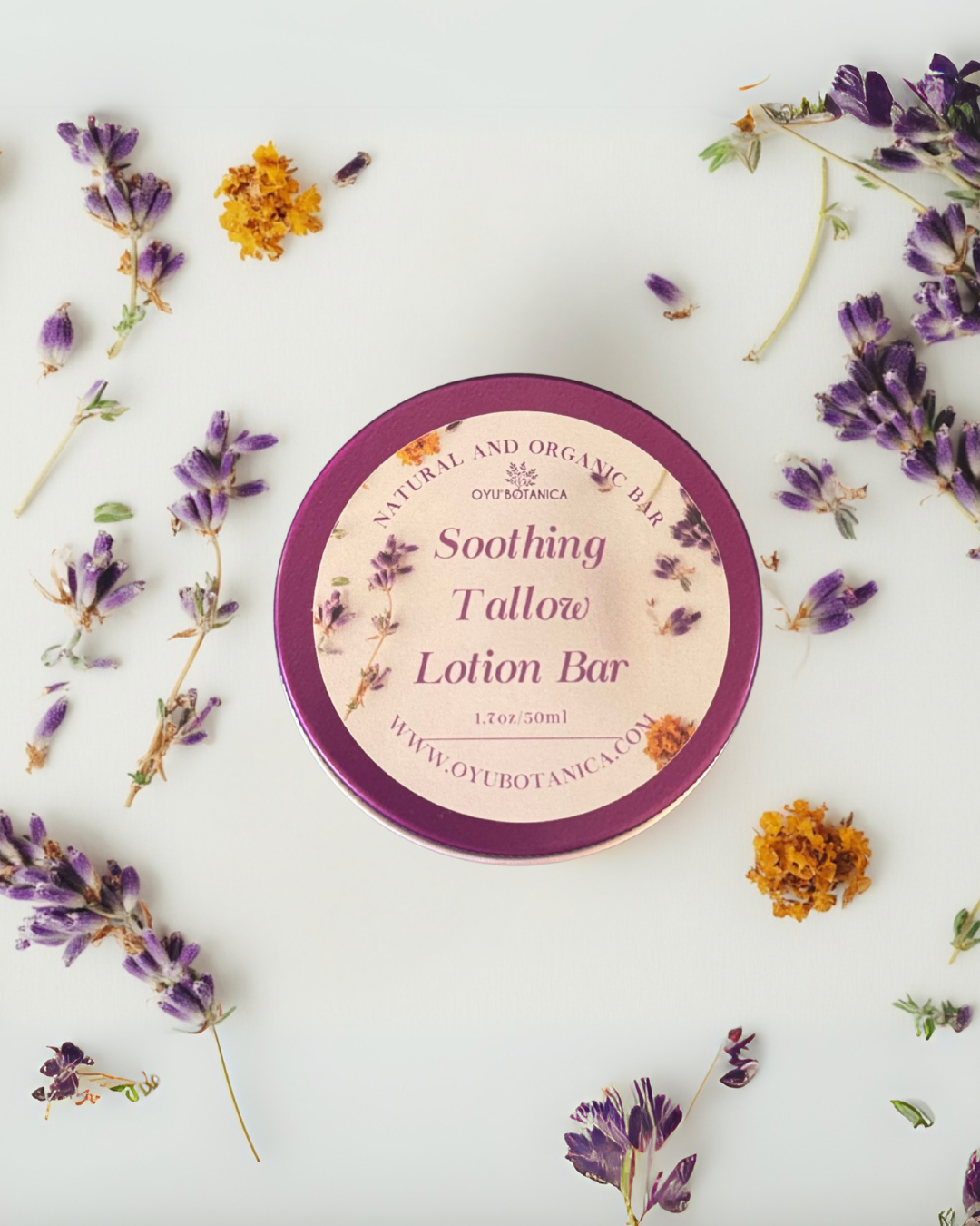 Tallow Lotion Bar (Lavender)-2