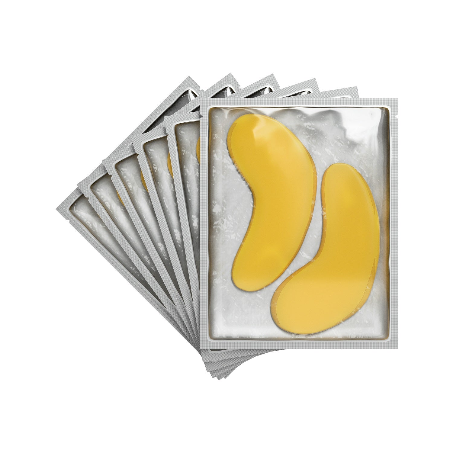 Wrinkle care eye gel patches infused with collagen for under eye hydration and anti-aging care — view 3