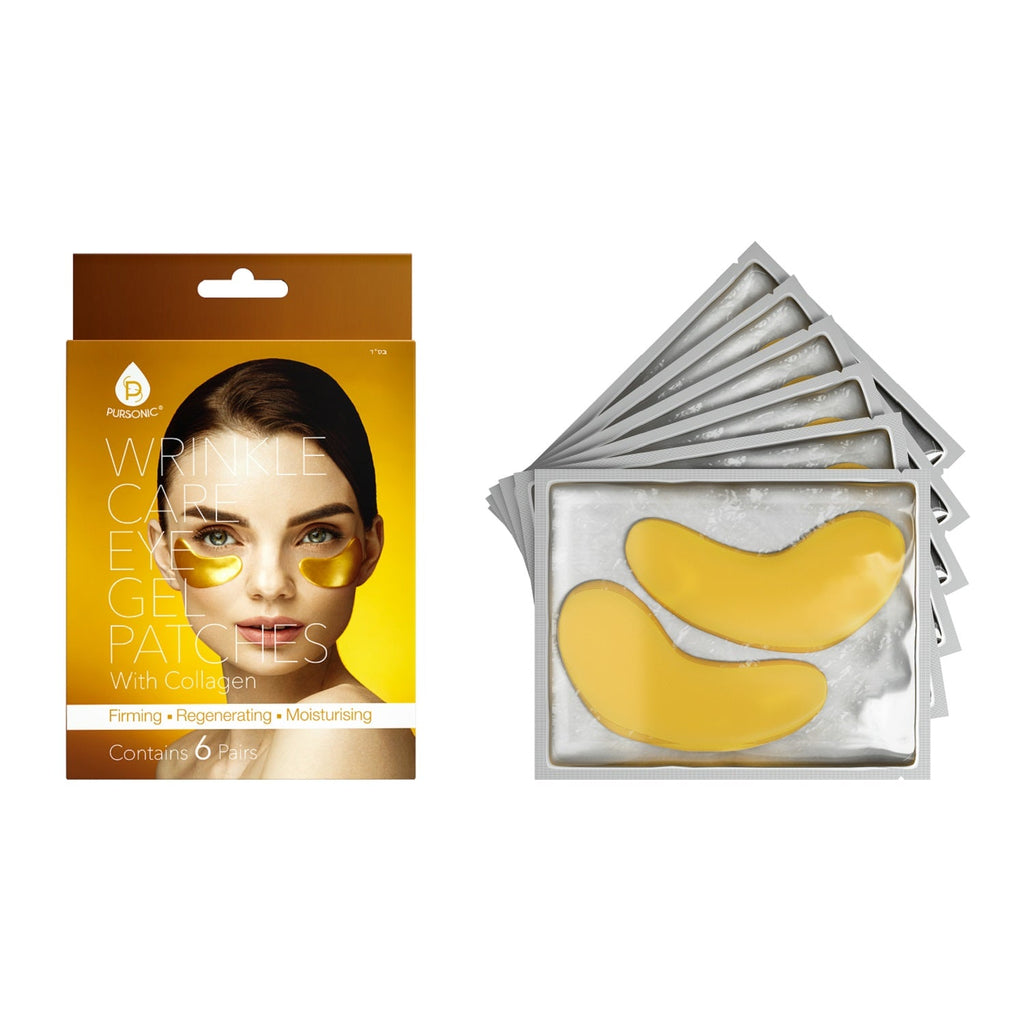 Wrinkle care eye gel patches infused with collagen for under eye hydration and anti-aging care — view 4