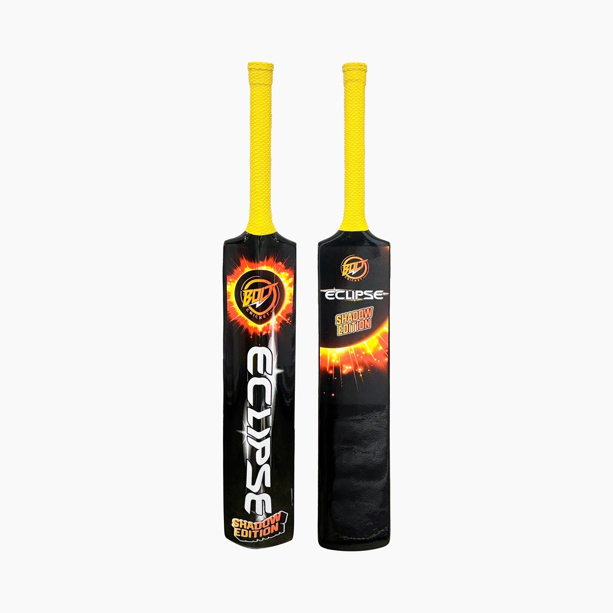Bolt Cricket Eclipse composite cricket bat featuring a low-profile spine and extended sweetspot design