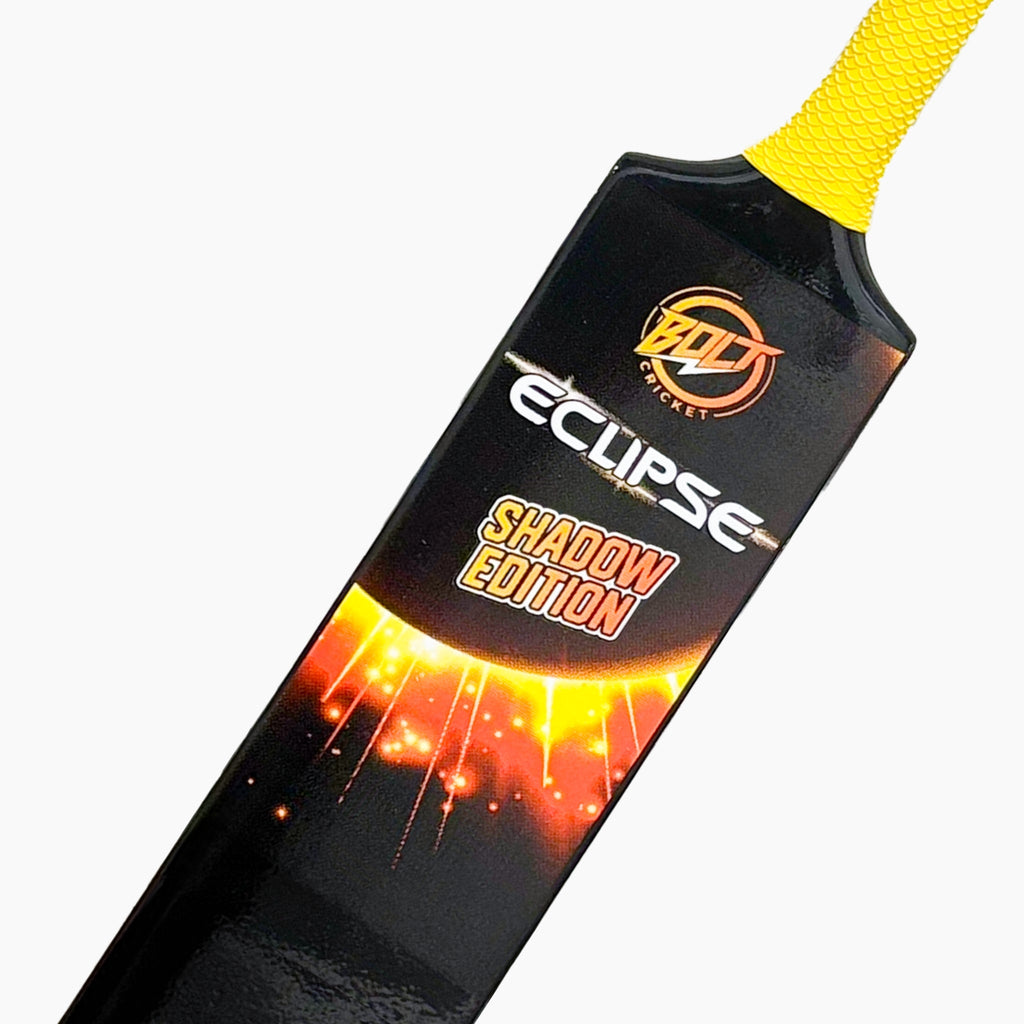 Bolt Cricket Eclipse composite cricket bat featuring a low-profile spine and extended sweetspot design — view 5