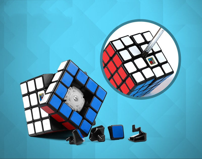 Educational 3x3 speed cube puzzle toy in vibrant colors made of durable plastic kids — view 5