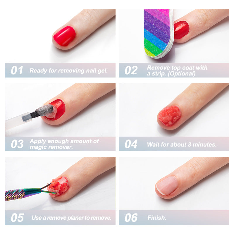 Effortless 15ml nail polish remover liquid in a bottle for fast gel and lacquer stripping — view 2