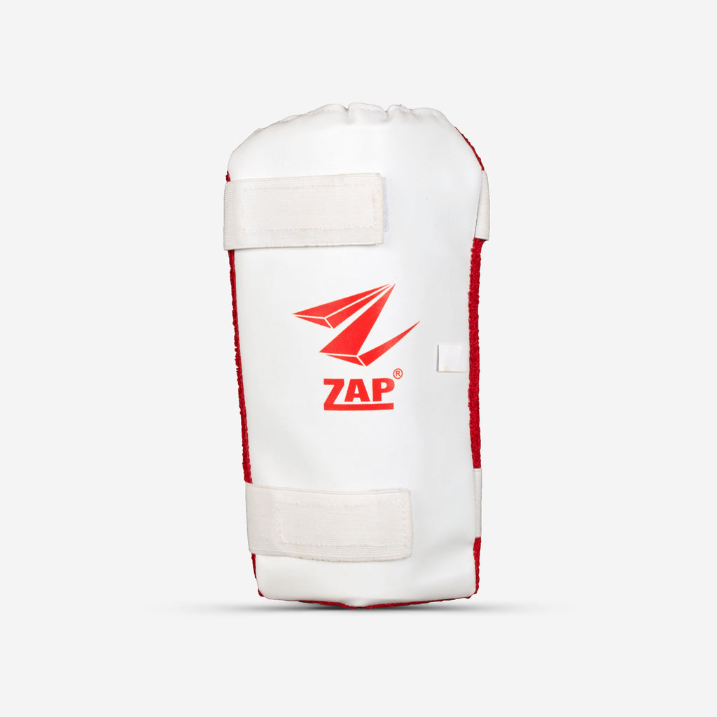 ZAP Club batting elbow guard with elastic straps and lightweight high density foam padding for cricket