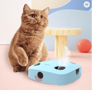 Electric Feather Cat Stick Toy