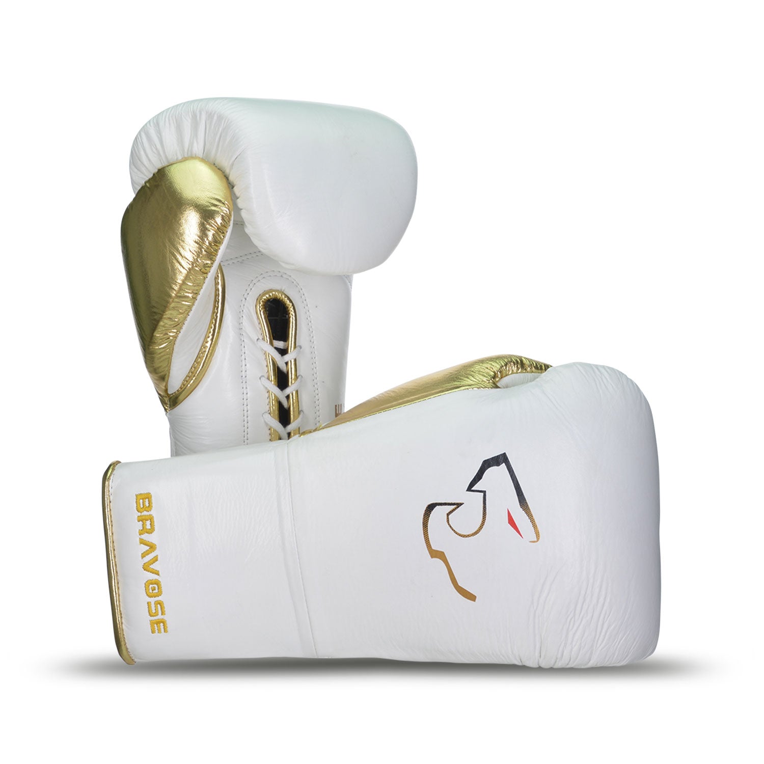 Elite Pro 2.0 lace-up boxing gloves in premium cowhide leather for sparring and heavy bag training
