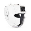 Elite Pro 2.0 leather head guard for boxing in premium cowhide with secure lace fastening