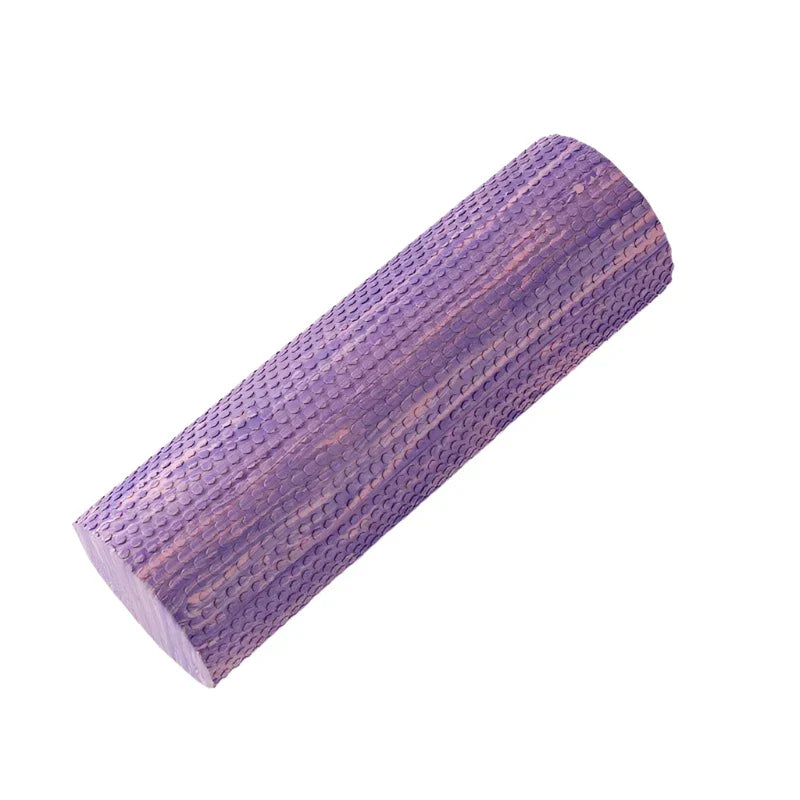 Purple pink 60cm Eva foam roller for muscle recovery yoga and deep tissue massage