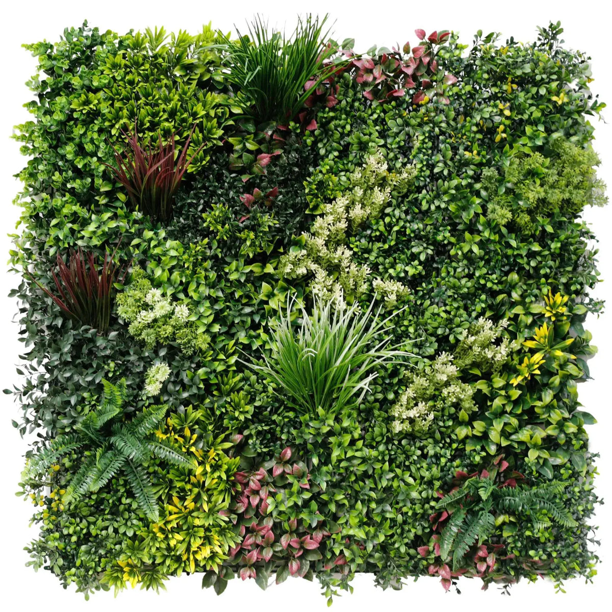 Evergreen Triptych Artificial Vertical Garden Green Wall Panel Set of 3 Seamless Panels 33 SQ FT – UV Resistant – Commercial Grade-2