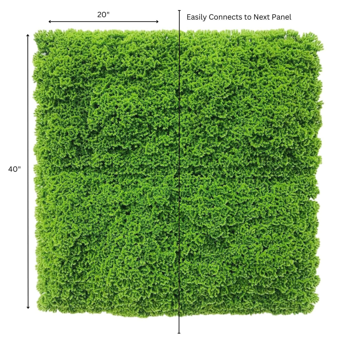 Evergreen Moss Artificial Green Wall Mat 33 SQ FT – UV Resistant – Commercial Grade (Clearance Price)-1