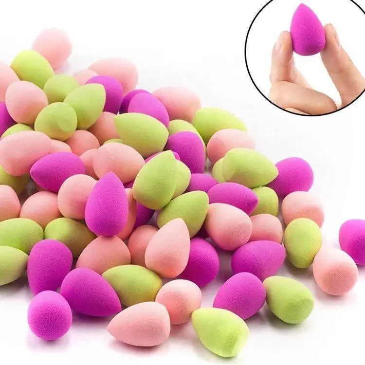 Mini latex-free eyeshadow makeup sponge applicator for precise blending and cosmetic detailing — view 2