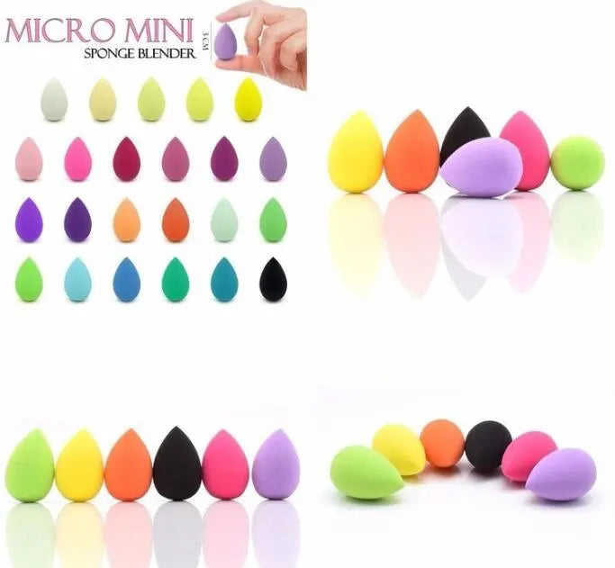 Mini latex-free eyeshadow makeup sponge applicator for precise blending and cosmetic detailing — view 3
