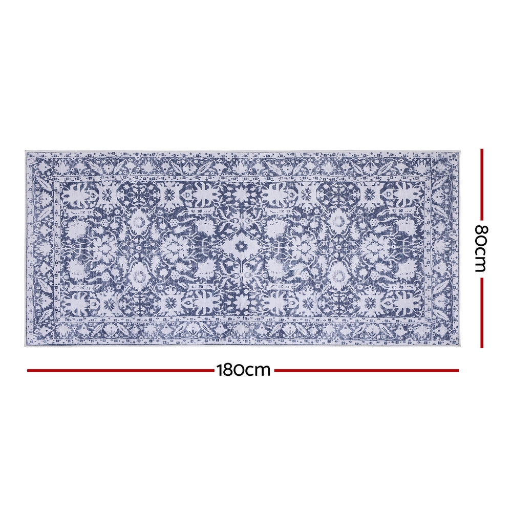 Artiss hallway runner rug in modern soft velvet for kitchen or entryway — view 3