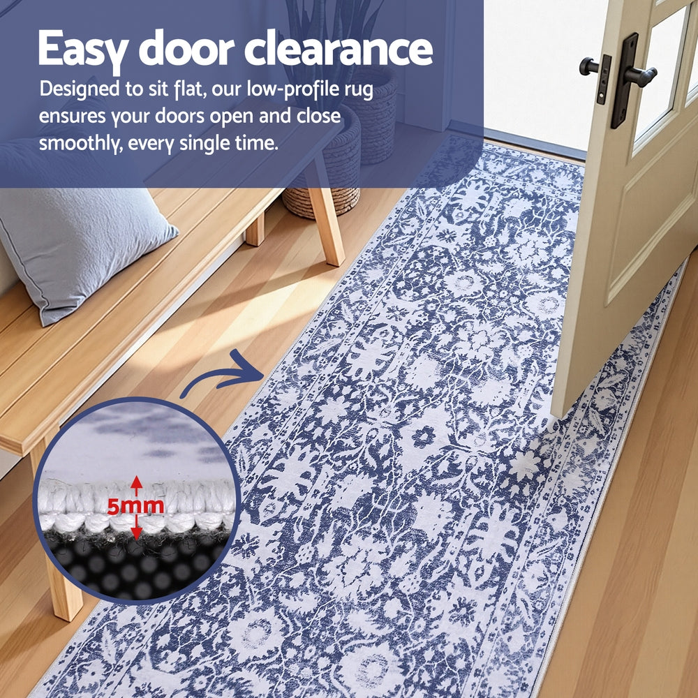 Artiss hallway runner rug in modern soft velvet for kitchen or entryway — view 5