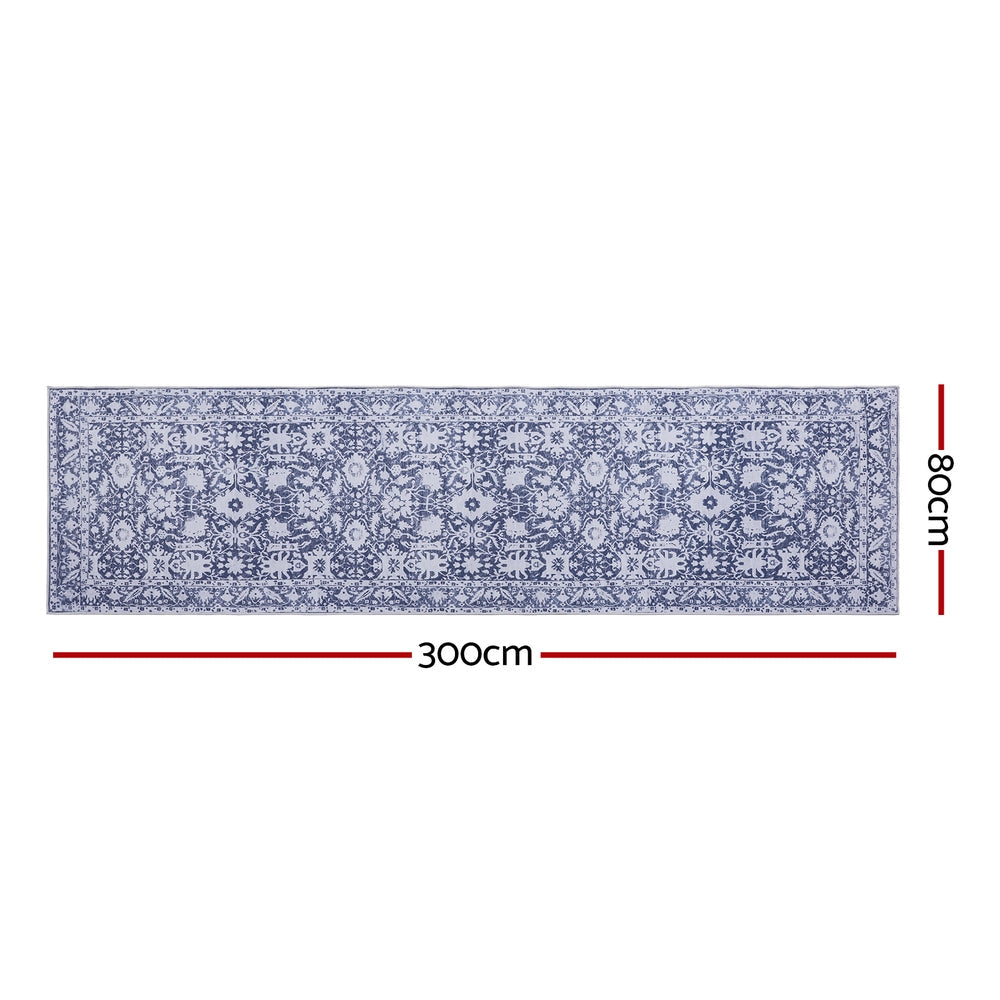 Modern rectangular Artiss hallway runner rug in soft velvet fabric for kitchen or entryway — view 3