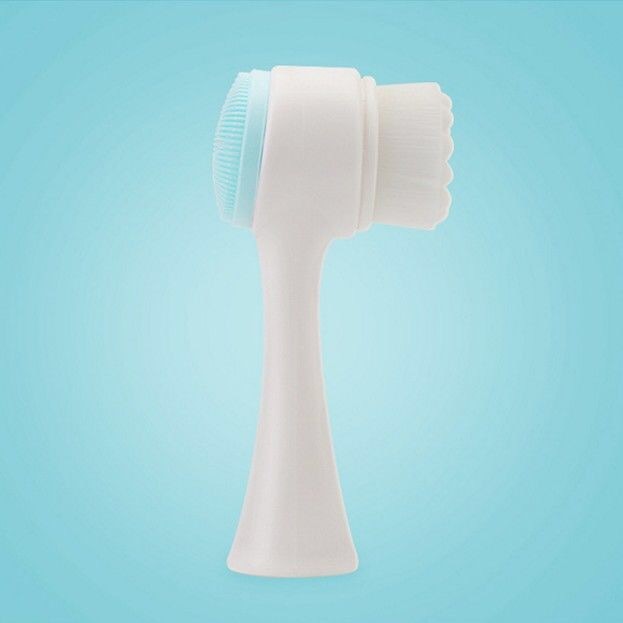 Facial cleansing brush with ultra-soft PBT bristles and ergonomic handle for deep pore skincare routines — view 5