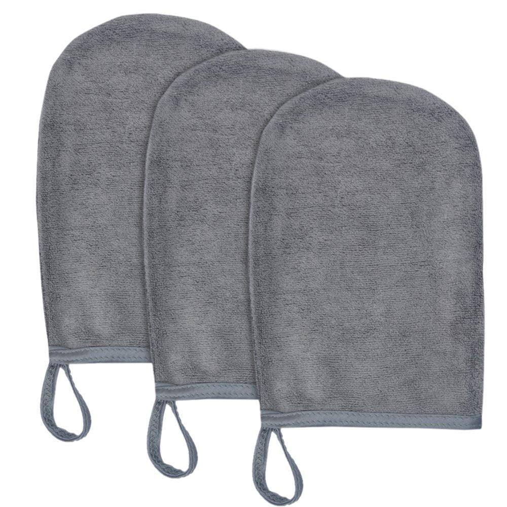 Soft reusable microfiber facial cleansing pads for gentle makeup removal and daily skincare routines