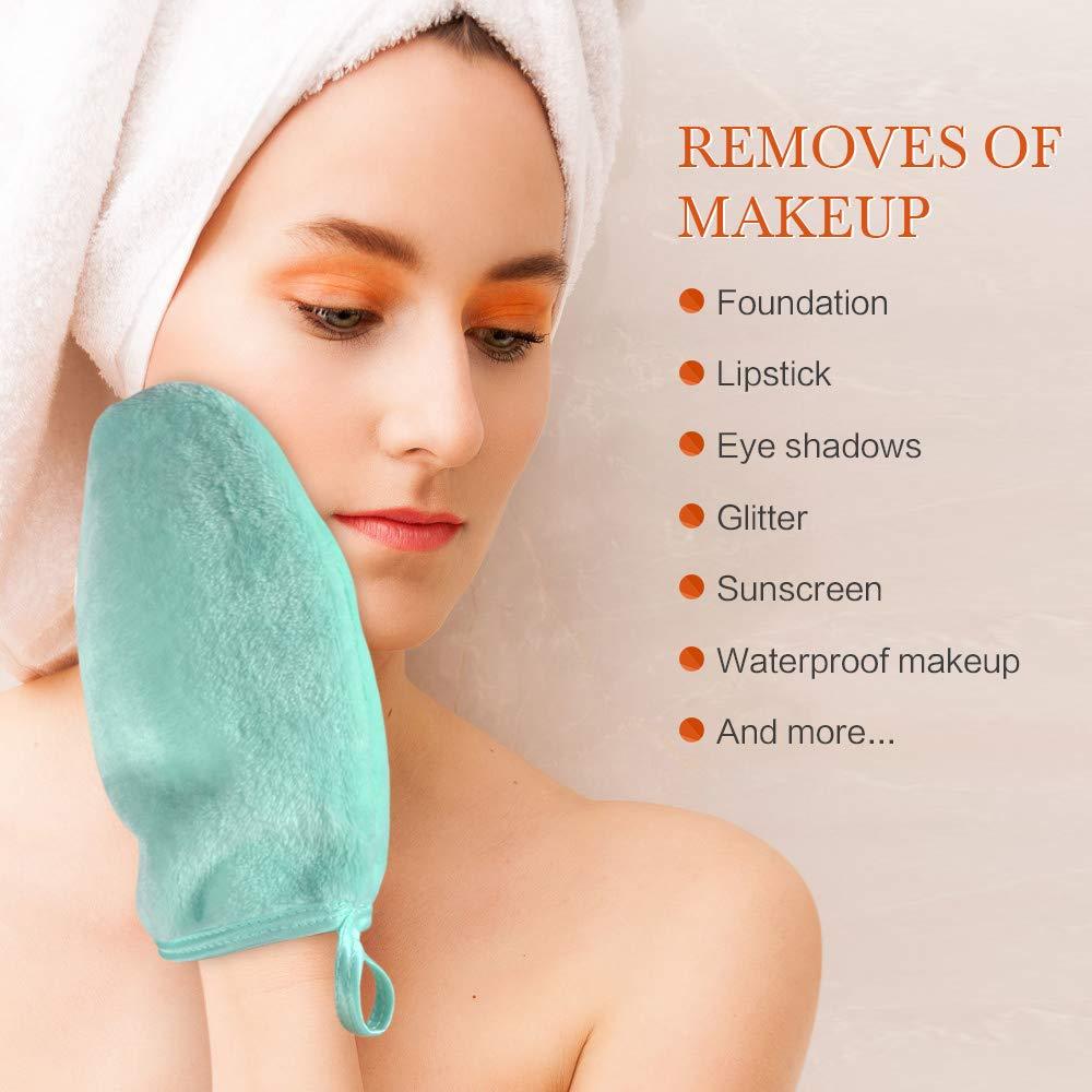 Soft reusable microfiber facial cleansing pads for gentle makeup removal and daily skincare routines — view 5