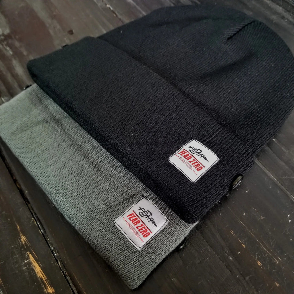 Button Rib Fold Skateboard Beanie Hat, Super Light Weight Outdoor Beanie-2