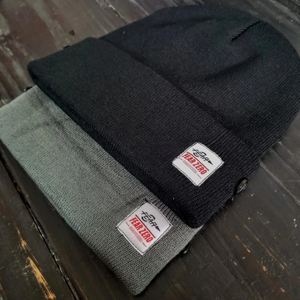 Button Rib Fold Skateboard Beanie Hat, Super Light Weight Outdoor Beanie-2