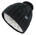 Warmest Plush Insulated Cuff Knit Pom Women Winter Beanie Hat Warm Wool Insulated Cap Winter Beanie Hat-3