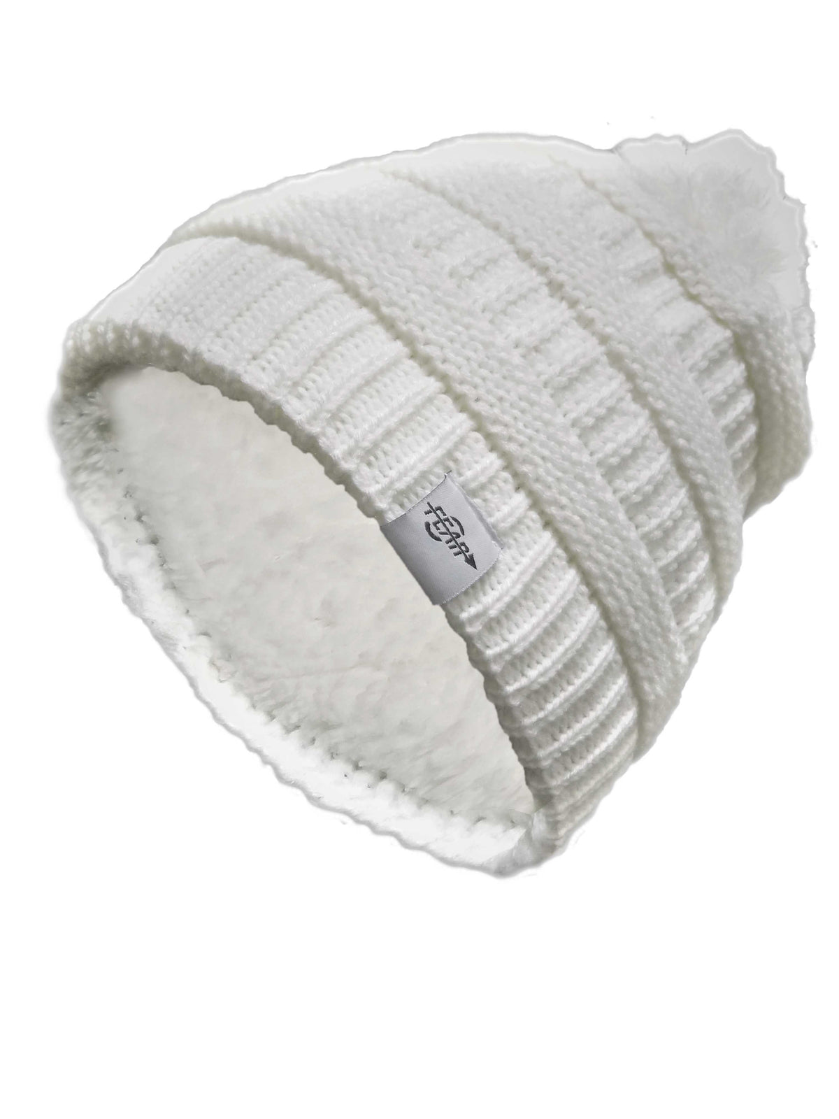 Warmest Plush Insulated Cuff Knit Pom Women Winter Beanie Hat Warm Wool Insulated Cap-5