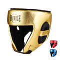 Fearless kids boxing head guard made of smooth PU synthetic leather with an adjustable Velcro strap