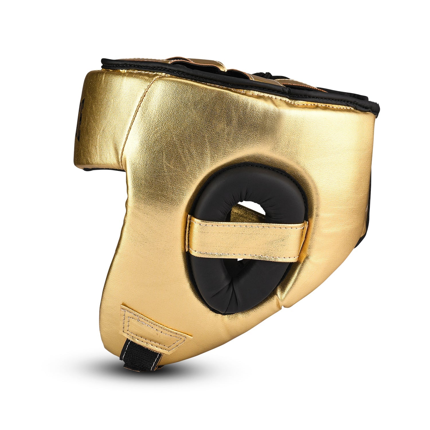 Fearless kids boxing head guard made of smooth PU synthetic leather with an adjustable Velcro strap — view 3
