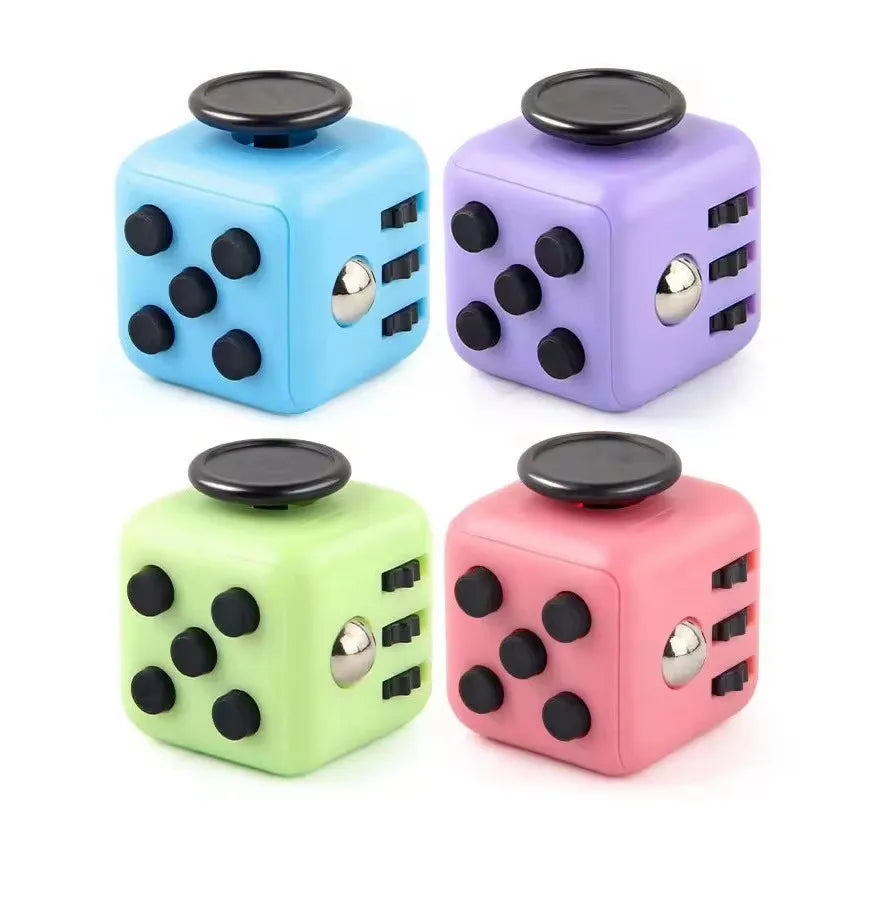 Compact anti-stress fidget cube spinner toy designed for daily anxiety relief and improving mental focus — view 5