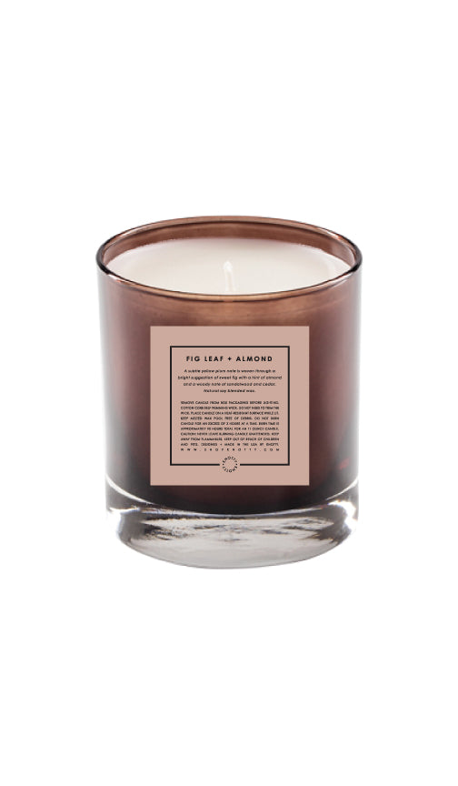 Soy Candle | Fig Leaf + Almond-0