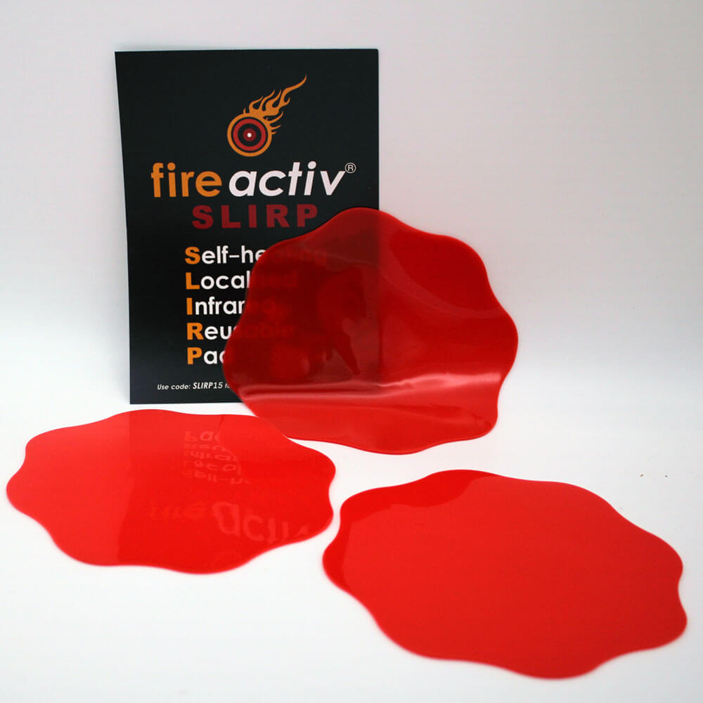 Self-heating localized infrared reusable heat pad made of food-grade silicon for targeted natural pain relief — view 9