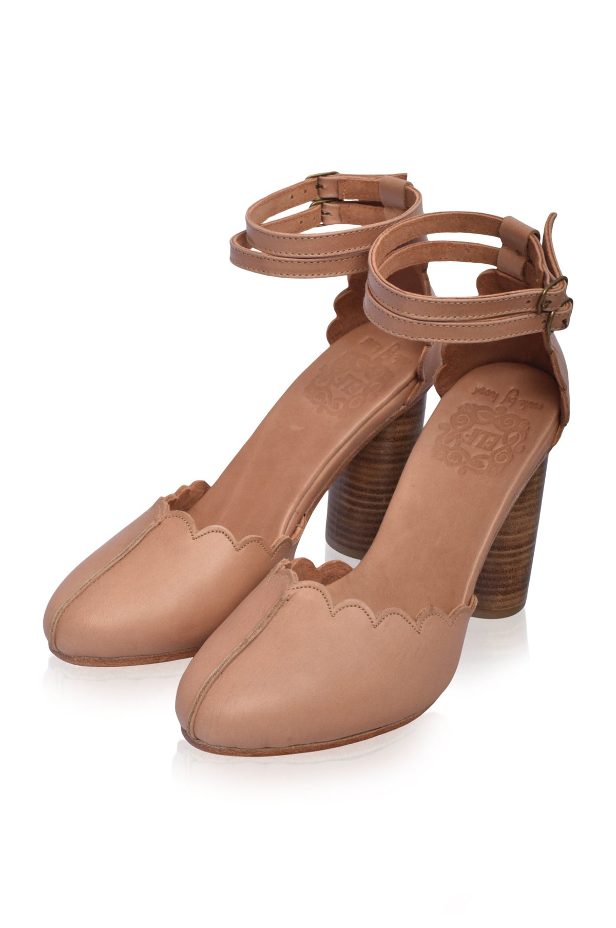 Flamingo Leather Heels (Sz. 9.5)-3